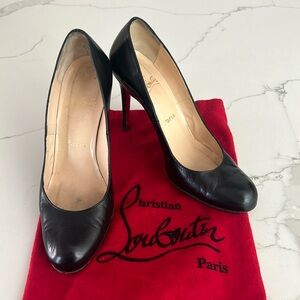 Black Cap Toe Christian Louboutin Pumps